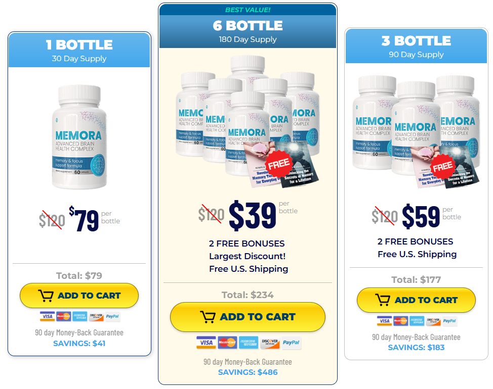 Memora Pricing