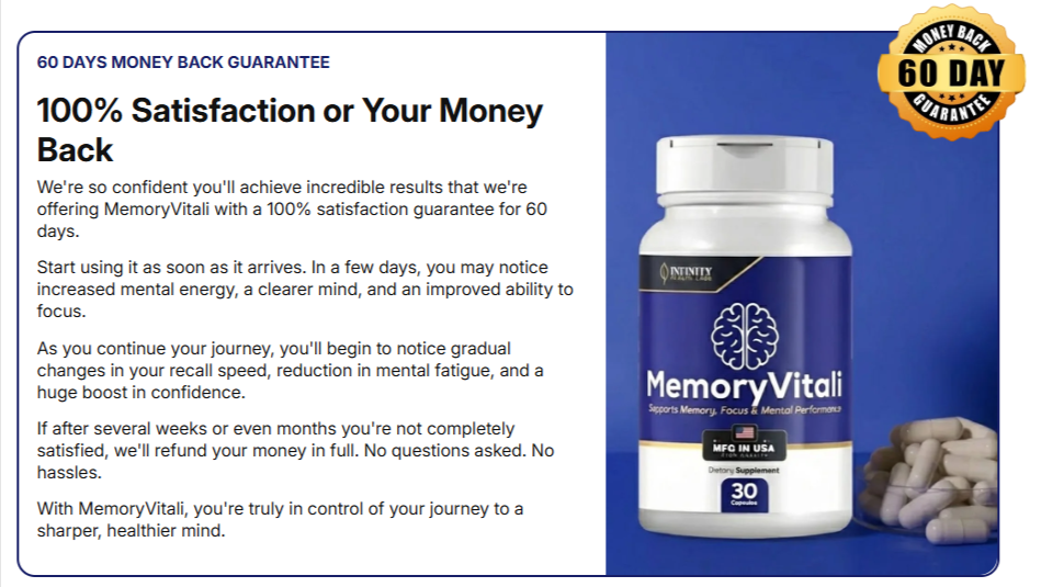 Memory-Vitali guarantee